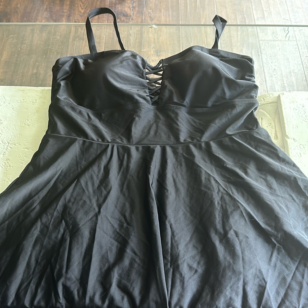 Torrid Black Swim Dress